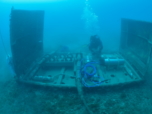 Boîte de jonction de l'observatoire sous-marin EMSO à Nice
